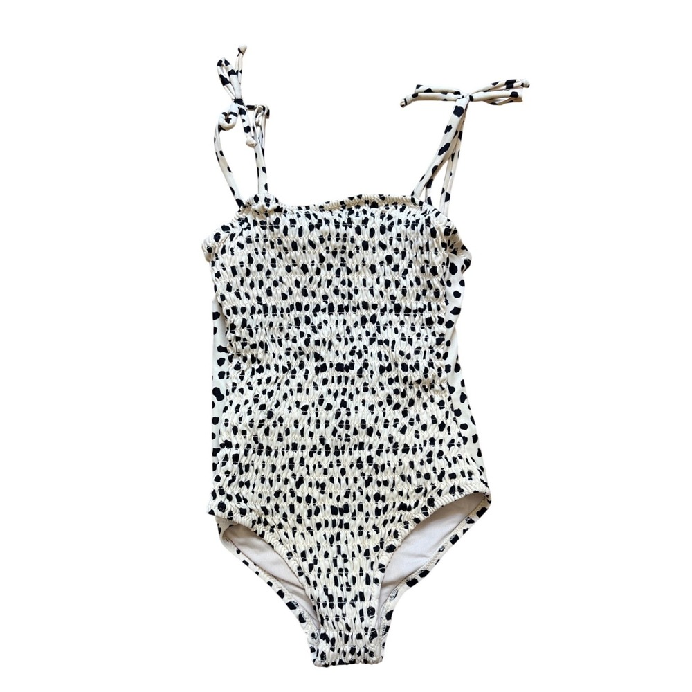 Shade Critters Swimsuit Kids White Black Dalmatian Smocked One Piece SIZE 3T‎